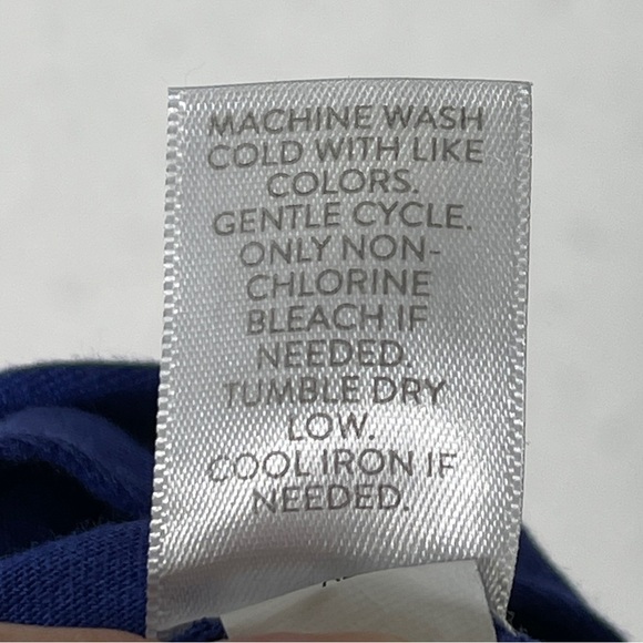 J.Jill Embellished Embroidered Floral Tunic Blouse Navy Blue size 3X - Picture 9 of 9